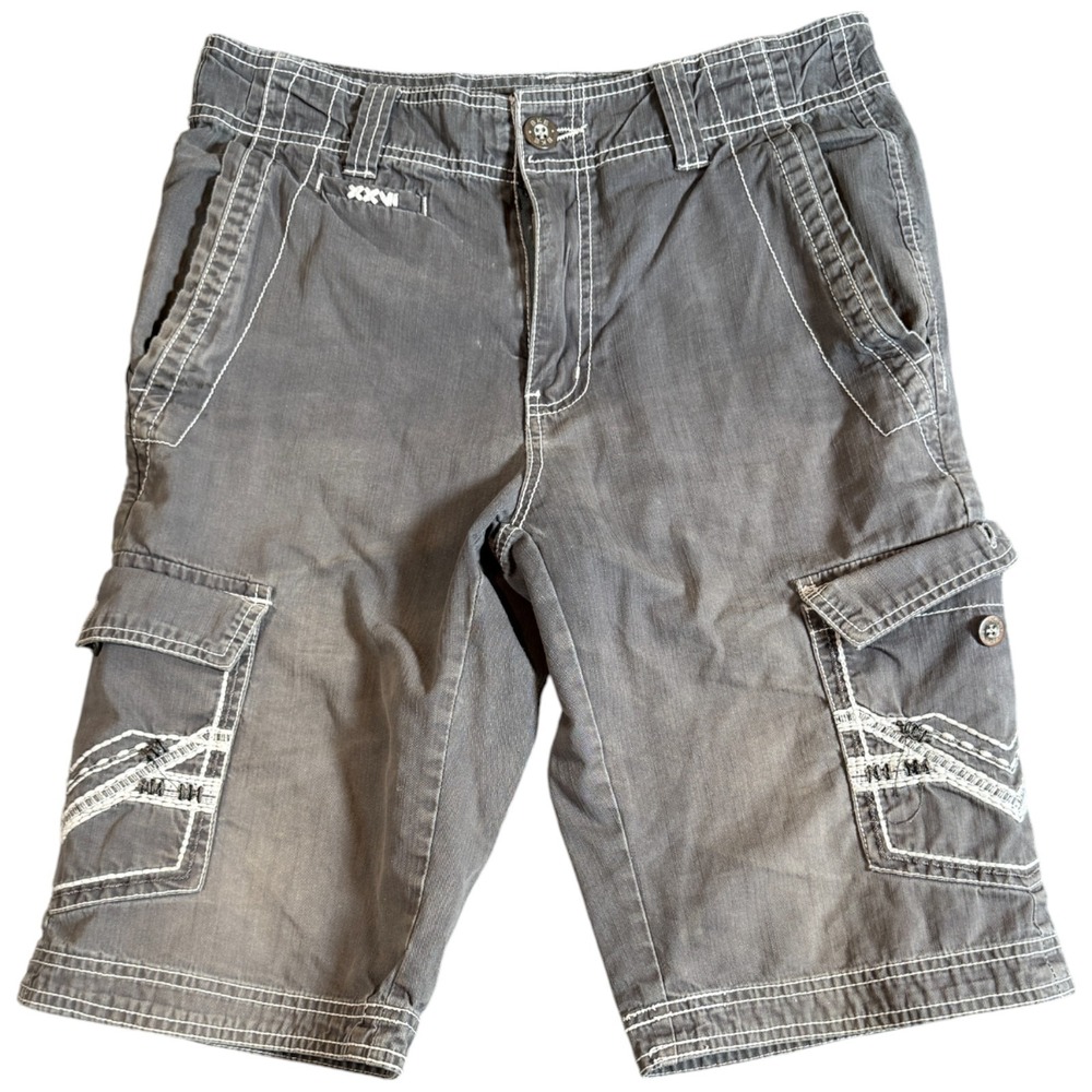 BKE Buckle Men's‎ Standard Fit Shorts 27x24 Granite Cotton/Polyester Skater Surf